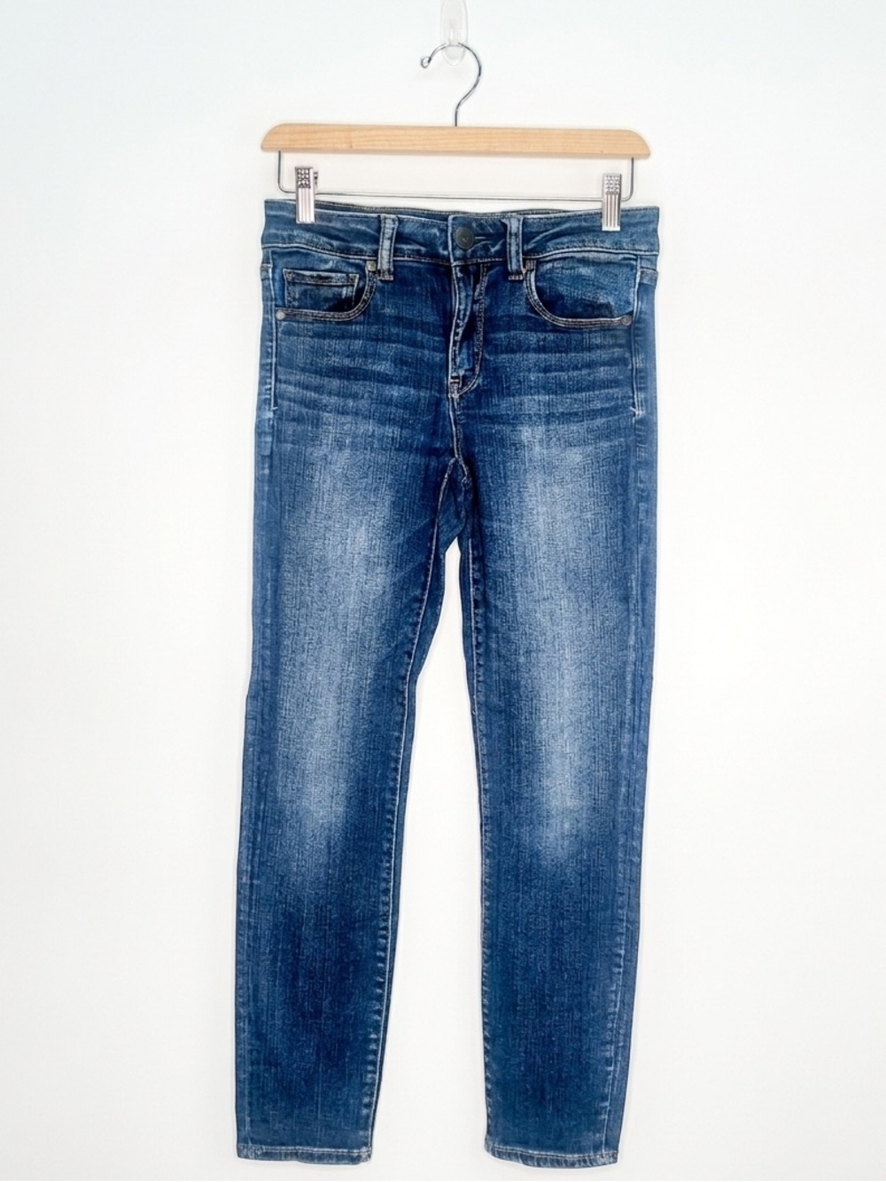 American Eagle Outfitters Blue Wash Skinny Jeans